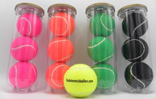 Kleuren tennisballen